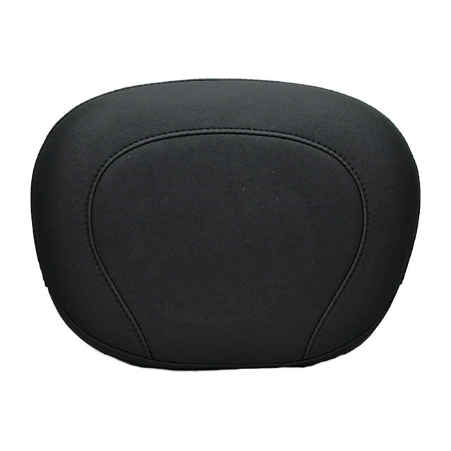 Mustang Sissy Bar Back Pad. Black. Smooth – 1997–2025 FLT/Touring
