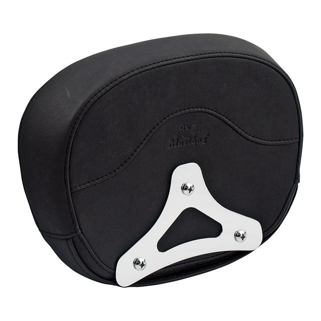 Mustang Sissy Bar Back Pad. Black. Textured – 1997–2025 FLT/Touring
