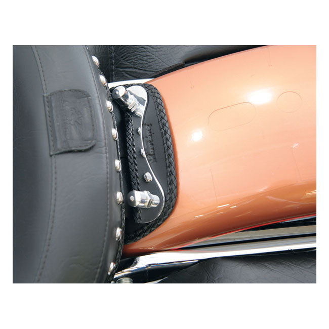 Mustang Mini Fender BiB. Plain with Braided Edges. Black – Softail: 2000–2003FLSTS…