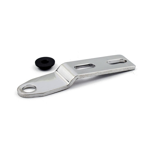 Mustang Passenger Seat Mount Bracket Kit. Chrome – 2000–2006 Softail