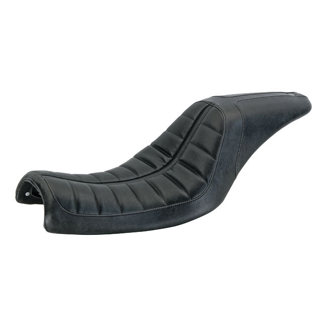 Roland Sands Design 2-up Enzo seat. Black 06-17 Dyna