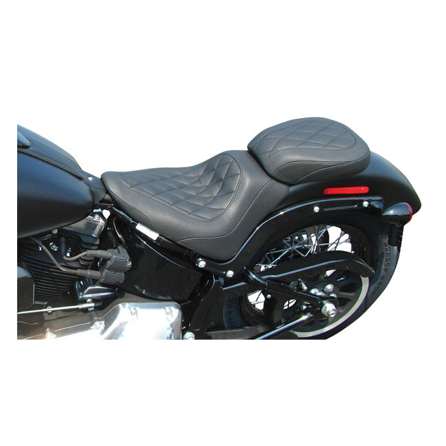 Mustang Wide Tripper Passenger Seat – 2011–2013 Softail FXS Blackline…