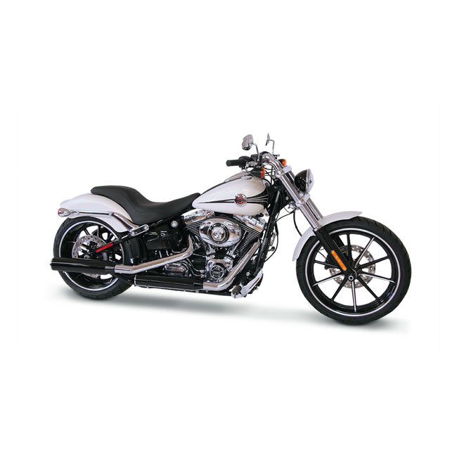 Mustang Tripper Fastback 2-Up One-piece Seat – 2013–2017 Softail FXSB Breakout