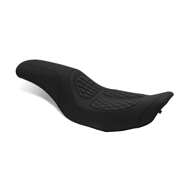Mustang Fastback 2-Up Seat by Perewitz – 1997–2007 FLHR TOURING