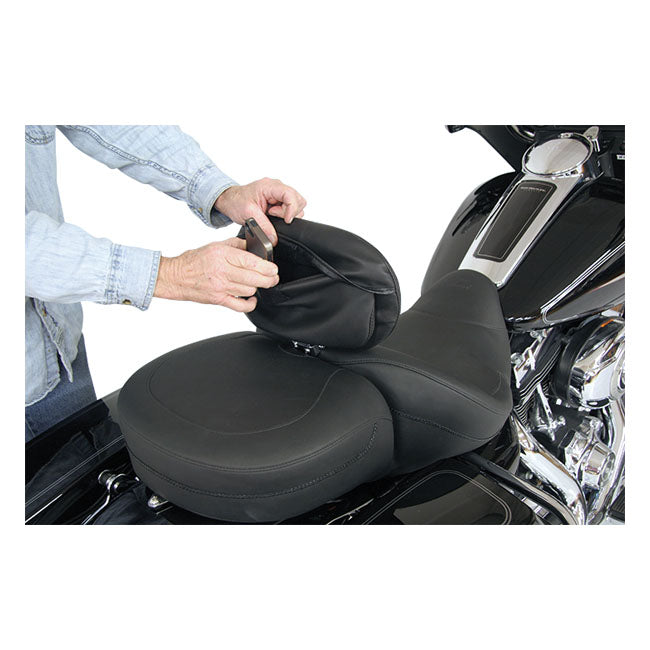 Mustang Rider Backrest Cover/Pouch. Standard Touring