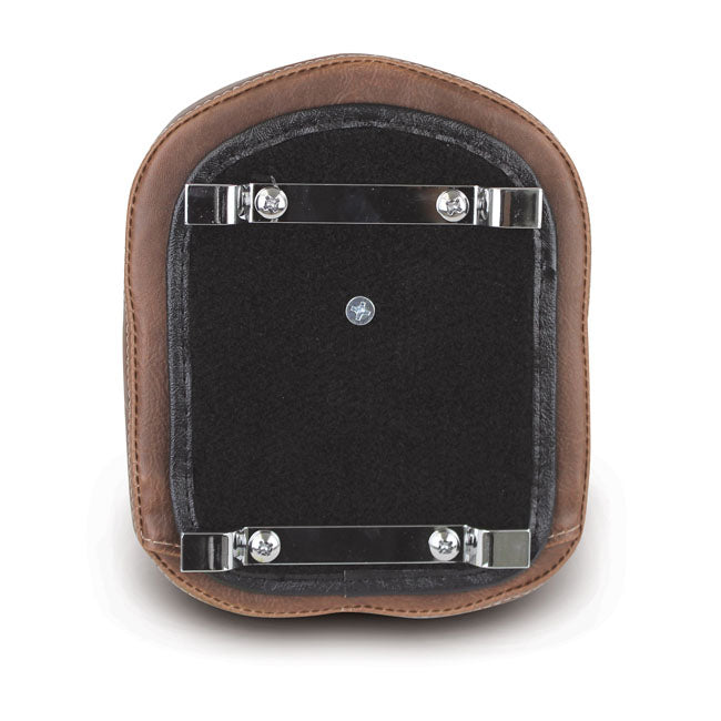 Mustang OEM Style Sissy Bar Pad. Brown. Diamond – All H-D and Aftermarket Sissy…