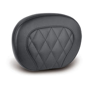 Mustang Setback Sissy Bar Pad. Black. Diamond – All H-D with OEM H-D Medallion Style…