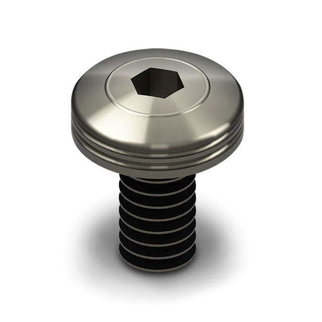 Mustang Seat Mount Bolt ''Piston'' – 1996–2025 H-D with 2-Up Seats & 1/4-20…