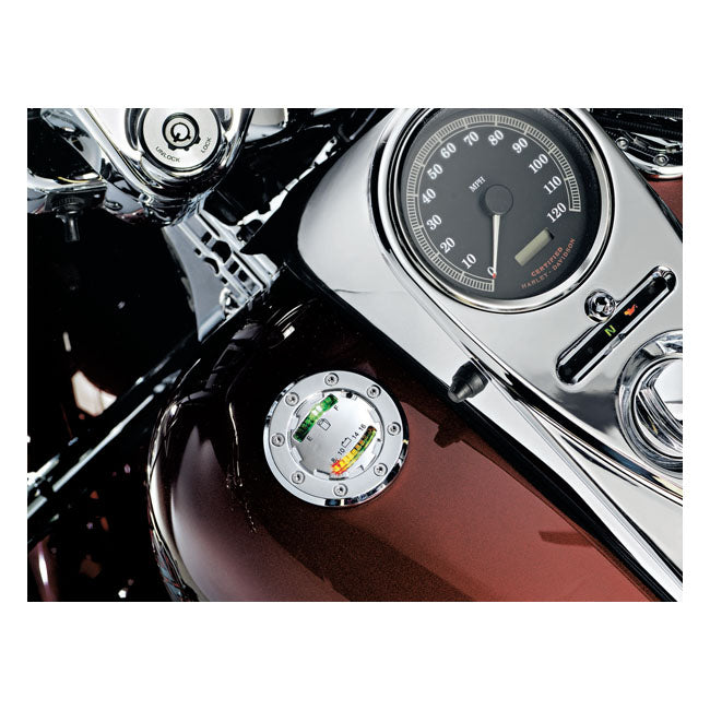 Kuryakyn Informer LED Fuel/Battery Gauge – 1988–1995 FXR; 2000–2017 Softail…