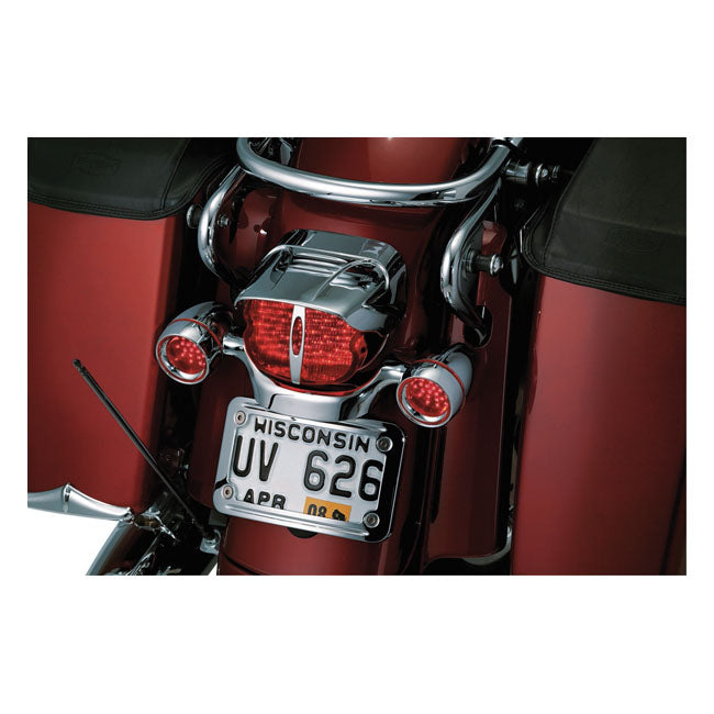 Kuryakyn Smooth Taillight Cover. Chrome – 1973–2025 H-D with Conventional Center…
