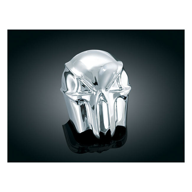Kuryakyn Skull Horn Cover. Chrome – 1993–2025 H-D with Side Mounted Cowbell…