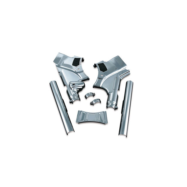 Kuryakyn Touring Deluxe Frame Neck Cover. Chrome – 2009–2013 FLT/Touring