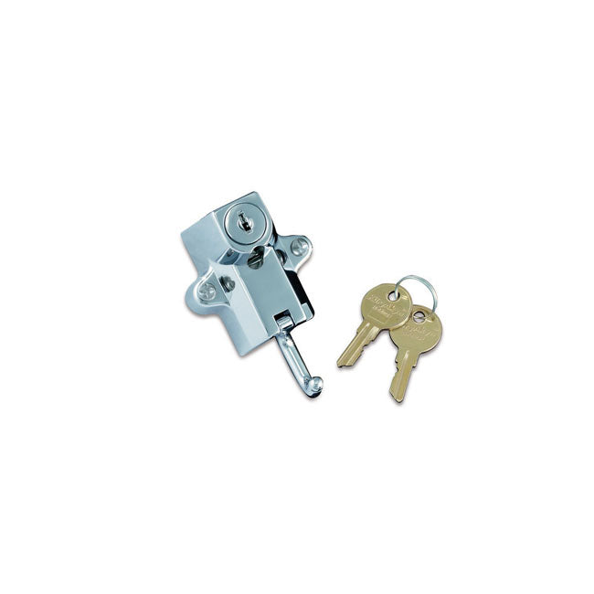 Kuryakyn Chrome Universal Helmet Lock For 1-1/4 Inch to 1-1/2 Inch Tubing In Chrome