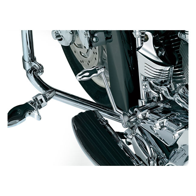 Kuryakyn Flamin'' Shift Peg. Chrome – All H-D with 5/16-24 Threads