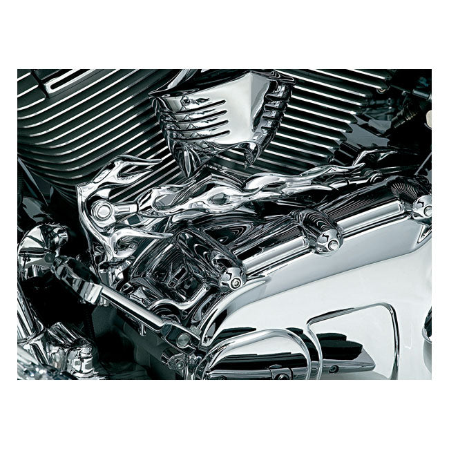 Kuryakyn Flame Shifter Rod. Chrome – 1986–2026 Softail; 1986–2026…
