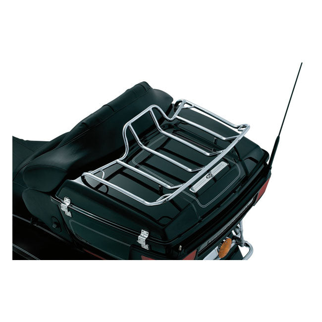 Kuryakyn Luggage Rack for Tour-Pak®. Chrome – 1980–2025 FLT/Touring Models with King…