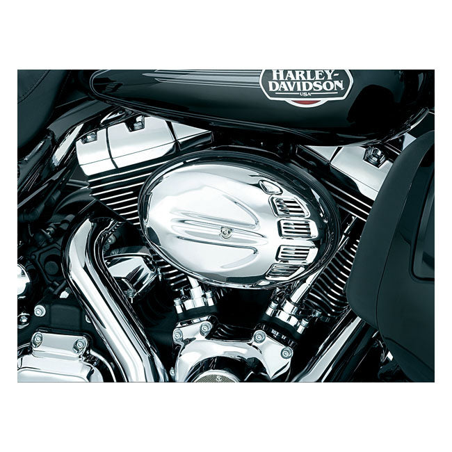 Kuryakyn Scarab Air Cleaner Cover. Chrome – 2001–2015 Softail; 2004–2007 Dyna with…