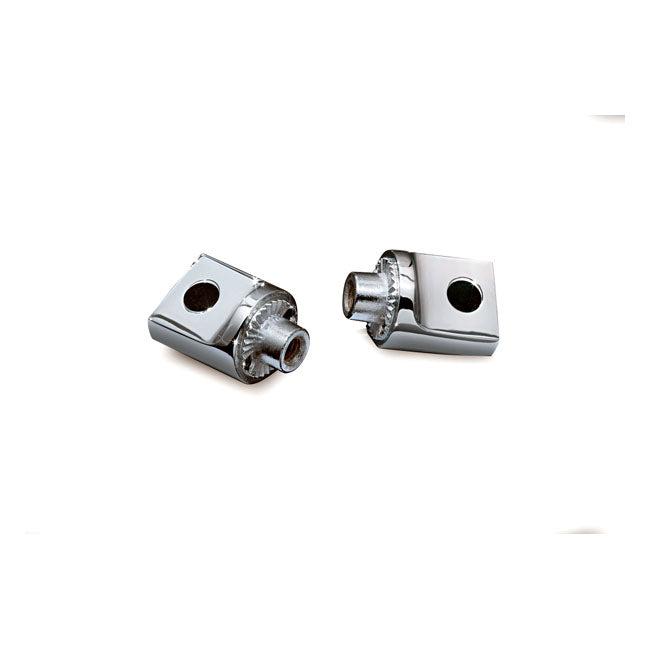 Kuryakyn Non Pivoting Splined Male Mount Adapters, Chrome – All H-D Male Mount Pegs FLHTCUL…