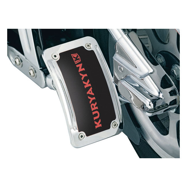 Kuryakyn Curved License Plate Holder, Vertical