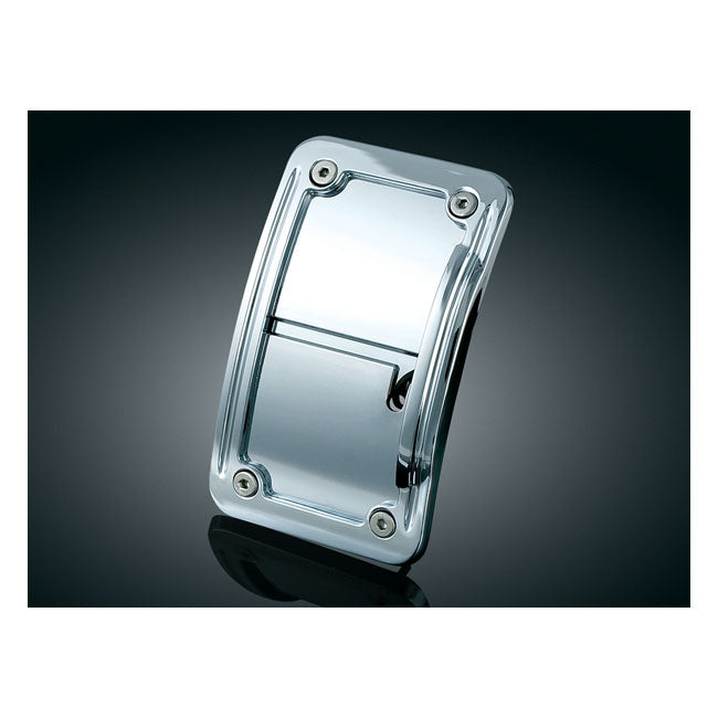 Kuryakyn Curved License Plate Holder, Vertical