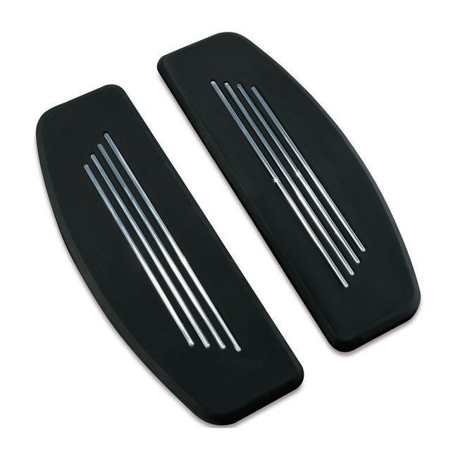 Kuryakyn Premium Inserts For Harley-Davidson Traditional Driver Floorboard In Black