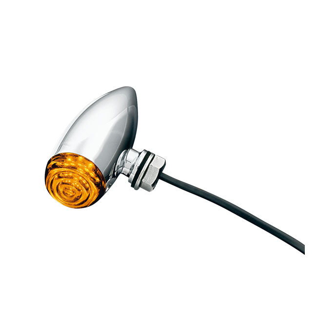 Kuryakyn Smooth Mini Bullets, Amber – Universal