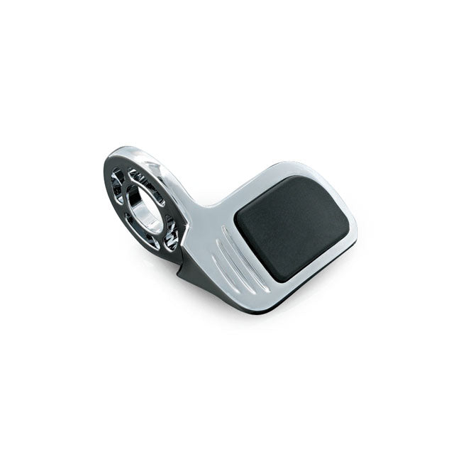 Kuryakyn Left Side Contoured ISO-Throttle Boss In Chrome For Kuryakyn Grips