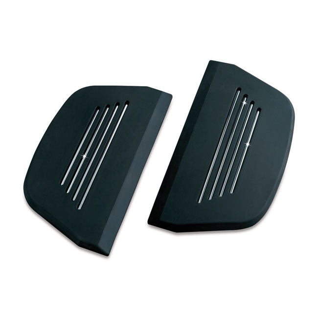 Kuryakyn Premium Passenger Floorboard Inserts – Passenger: 1986–2026 FLT/Touring…