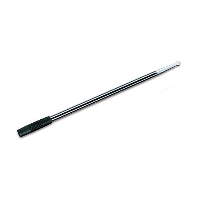 Kuryakyn Billet Antenna, Round/Grooved. Black & Raw Alu – 1998–2025 FLT/Tourings; 2009–2025 Trike.…