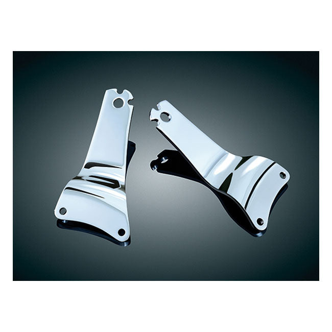 Kuryakyn mount brackets for Multi-Purpose backrest 2009 FLHT; 11-13 FLTRX; 09-13 FLHR; 11-13 FLHX