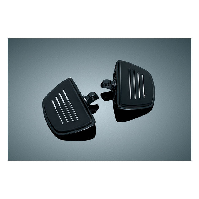 Kuryakyn Premium Mini Floorboard Set. Gloss Black – All Traditional H-D Male Mount