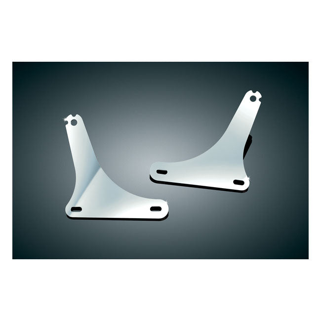 Kuryakyn Mount Brackets for Multi-purpose Backrest – 2003–2017 FLSTC/I; 2006 FLST/I…