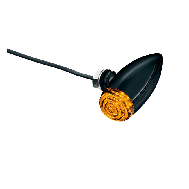 Kuryakyn Smooth Mini Bullets, Amber – Universal