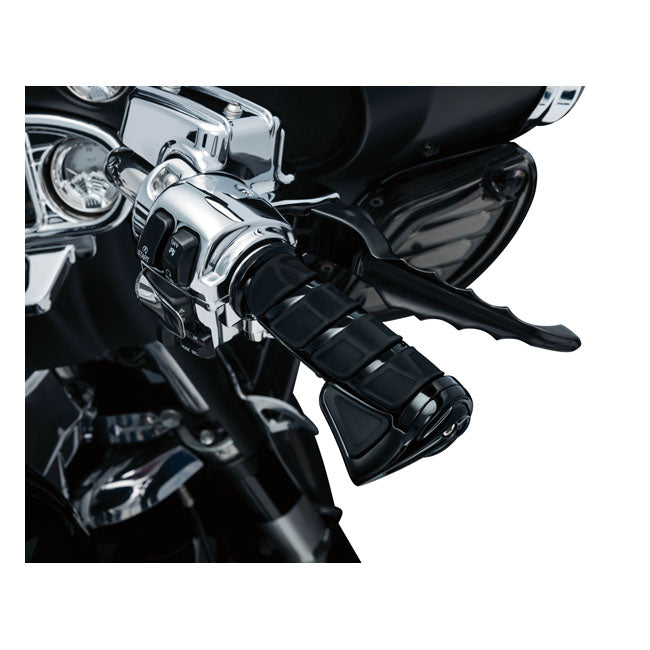 Kuryakyn Kinetic Throttle Boss. Gloss Black – Fits Kuryakyn Kinetic Grips