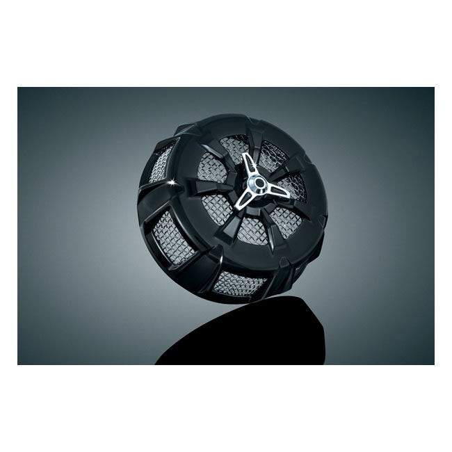 Kuryakyn Alley Cat Air Cleaner Cover. Black/Chrome – 1999–2016 FLT/Touring; 2000–2017…