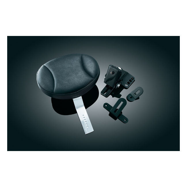 Kuryakyn FLT/Touring Rider Backrest – 2009–2025 FLT/Touring with One-piece…