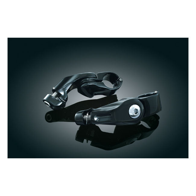 Kuryakyn Tour-Tech Cruise Peg Mounts. Short. Black