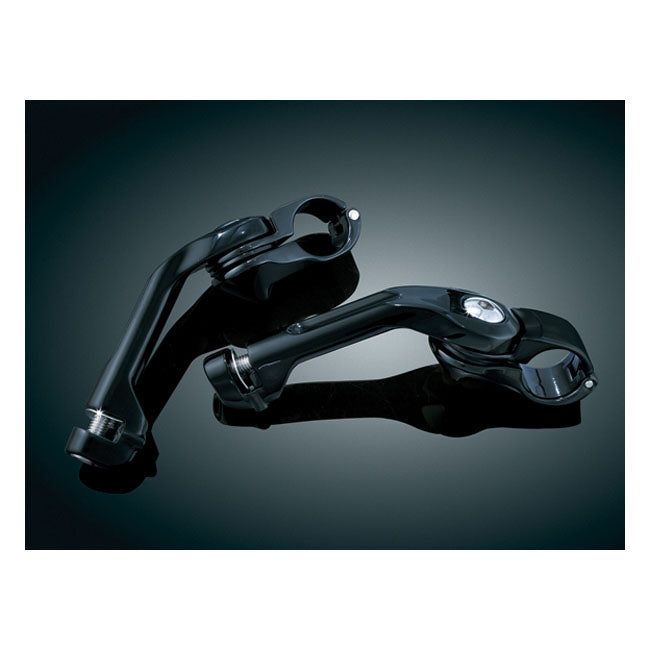 Kuryakyn Tour-Tech Cruise Peg Mounts. Long. Black