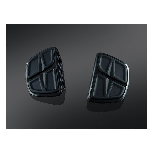 Kuryakyn Kinetic Mini Floorboard Set. Gloss Black