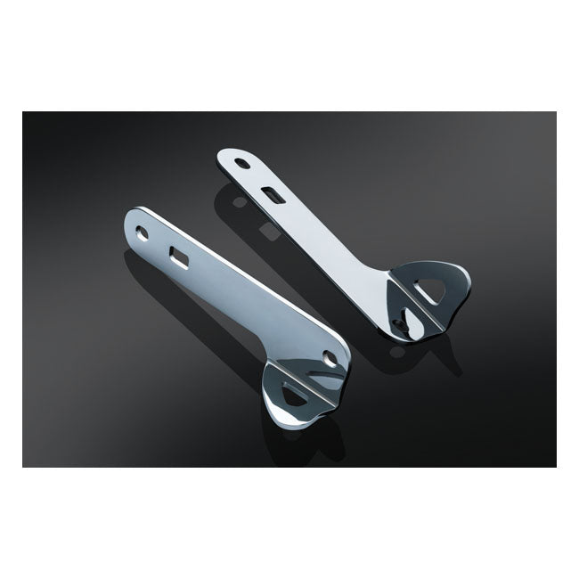 Kuryakyn Front Fork Custom Tie-down Brackets. Chrome – 2014–2023 FLHT; FLHX