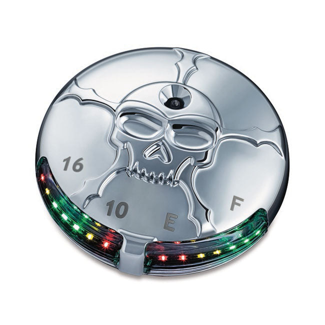 Kuryakyn Zombie LED Fuel/Battery Gauge – 1988–1995 FXR; 2000–2017 Softail…