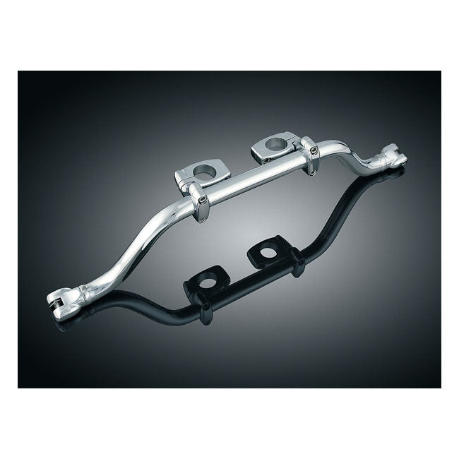Kuryakyn Adjustable Mustache Bar. Chrome – Many Bikes with Dual 1-1/4" (32mm) Down…