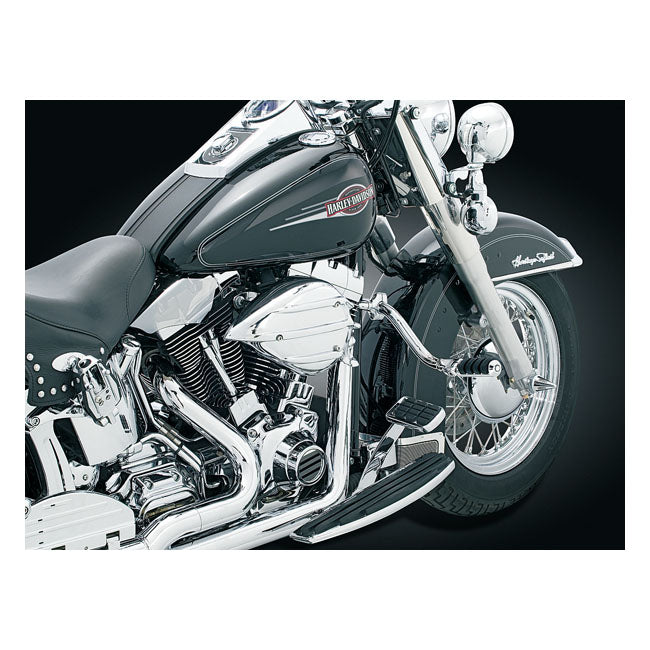 Kuryakyn Adjustable Mustache Bar. Chrome – Many Bikes with Dual 1-1/4" (32mm) Down…
