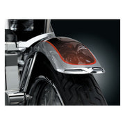 Kuryakyn Front Fender Tip. Narrow, Chrome – Most Narrow FXST; Dyna; FXR; XL…