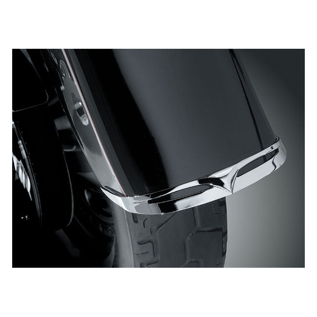 Kuryakyn Fatboy Front Fender Tip. Leading Edge, Chrome – 1990–2017 FLSTF/B Fat Boy