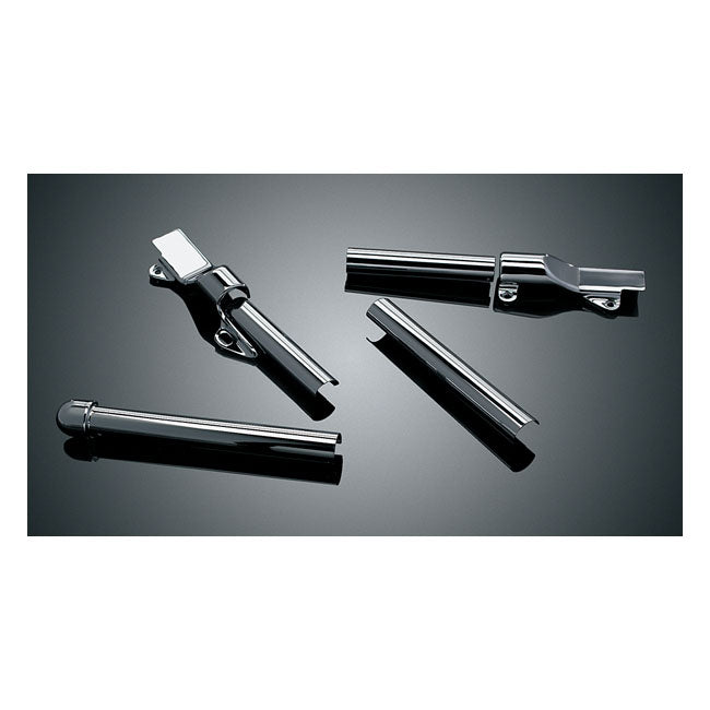 Kuryakyn Swingarm Cover Set. Chrome – 2000–2007 Softail