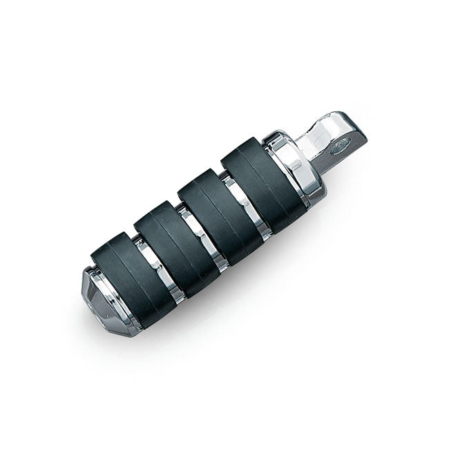Kuryakyn ISO-foot Pegs. Small. Chrome – All H-D with Traditional Male Mount