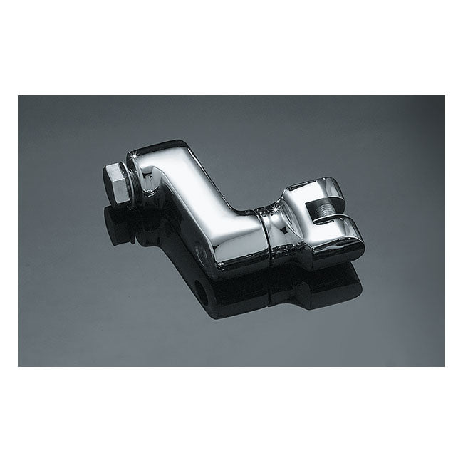 Kuryakyn Standard Footpeg Offset Mount Kit. Chrome – Universal; Takes All H-D with…