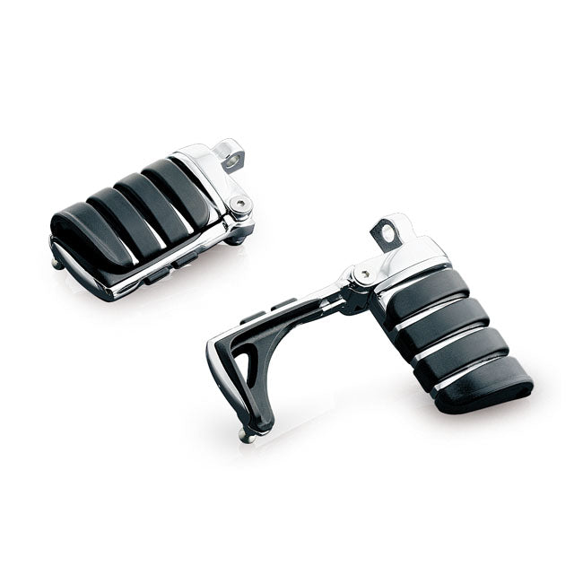 Kuryakyn Switchblade Foot Pegs. Chrome – All H-D with Traditional Male Mount
