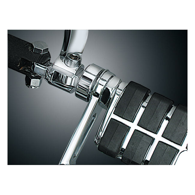 Kuryakyn Foot Peg Extender Set, 1.5" (38mm) – All H-D with Traditional Male Mount Foot…